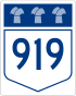 Highway 919 shield