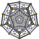 正一百二十胞体是一个四维多胞体，是一个正图形，由120个正十二面体胞组成的四维正多胞形，其施莱夫利符号为{5,3,3}。（这里展示的是施莱格尔图像（英语：Schlegel diagram））