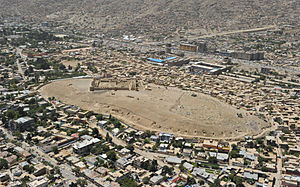 A small section of Kabul, Afghanistan.