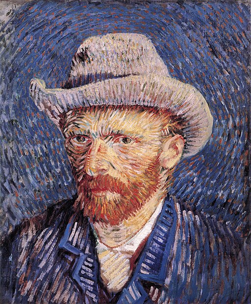 Self-portrait with Felt Hat by Vincent van Gogh