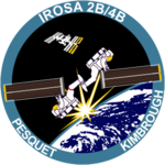 ISS iROSA 2B and 4B patch mission patch