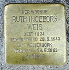 Stolperstein für Ruth Ingeborg Weis