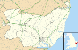 RAF Felixstowe is located in Suffolk