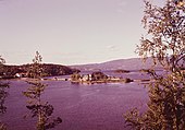 Sundøya Fjordrestaurant på Sundøya 1965. Foto: Nasjonalbibliotekets bildesamling