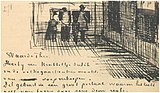 Halk Çorbası Mutfağı, mektup deseni, 1883, Van Gogh Müzesi, Amsterdam (F271)