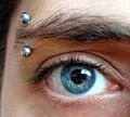 A titanium body piercing.