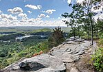 Vue depuis le sommet de Tully Mountain.