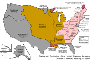 Соединённые Штаты в 1804-1805 годах