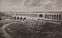 Le viaduc du Point-du-jour, Paris, 1883