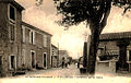 Die Bahnhofstraße, genannt Avenue de la Gare, auf einer alten Postkarte
