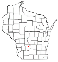 Location of the Town of Excelsior, Wisconsin