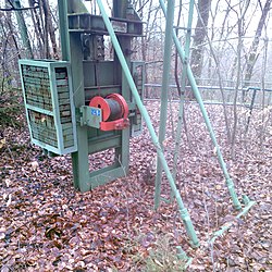 Widerlager Bergstation Kahlenbergbahn