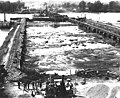 Wilson Dam construction around 1919.