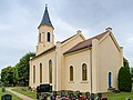 Kirche mit Kirchhof und Einfriedung sowie Kriegerdenkmal für die Gefallenen des Ersten Weltkrieges