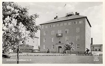 Kanslihuset vid Östgöta luftvärnsregemente.