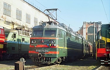 Электровоз ВЛ80с-1484 в депо. 2016 год.