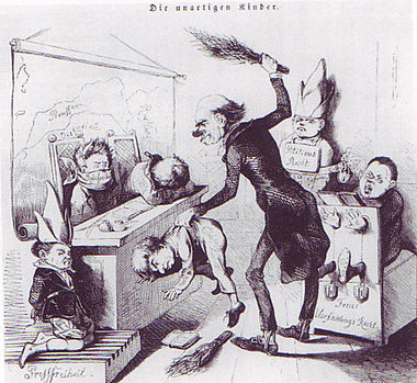 Bonnet d'âne  dans ANE 380px-1849_-_Karikatur_Die_unartigen_Kinder