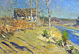 Константин Коровин. «Осенний пейзаж». 1909