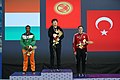 76 kg Medal ceremony