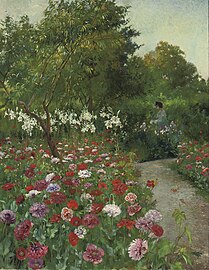 Un jardin en fleurs, 1904