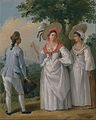 Free West Indian Creoles in Elegant Dress ca. 1780[24]