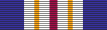 Undress ribbon for a member of the Alberta Order of Excellence Alberta Order Excellence ribbon bar.svg