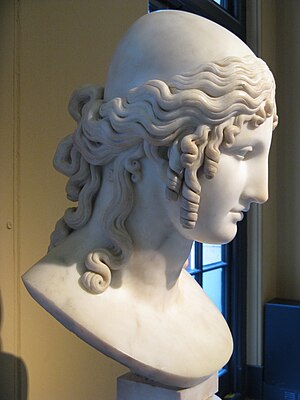 Bust of Helen of Troy by Antonio Canova at Vic...