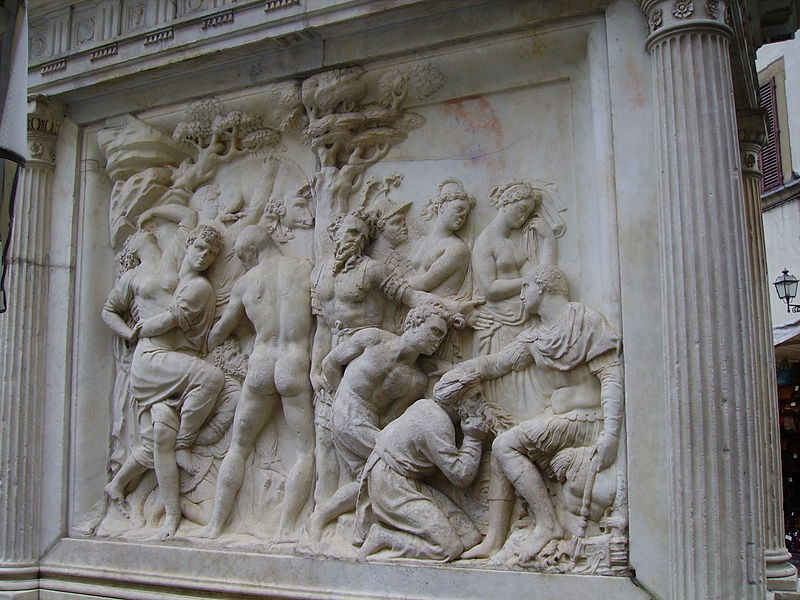 File:Baccio Bandinelli-Monument to Giovanni delle Bande Nere (Florence)-Pedestal-2.jpg
