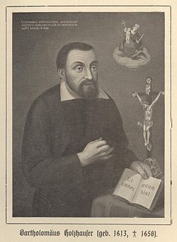 Bartoloměj Holzhauser, zakladatel řádu bartolomitů.