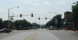 Main Street in Blanchard