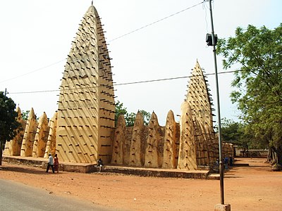 La Gran Mezquita de Bobo-Dioulasso.