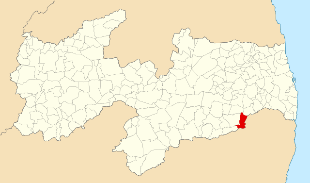 Localização de Natuba na Paraíba