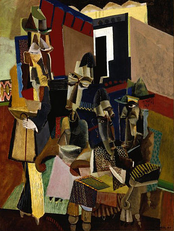Brooklyn Museum - The Visit - Max Weber - overall