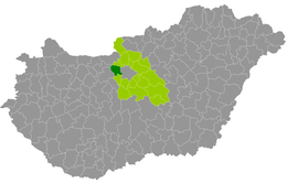 Distretto di Budakeszi – Mappa