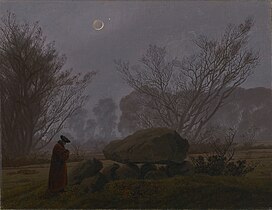 Promenade au crépuscule, huile sur toile, (J. Paul Getty Museum, Los Angeles).