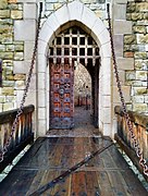 The drawbridge entrance