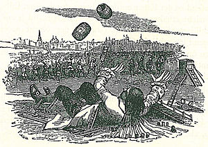 illustration of Jonathan Swift’s novel Gullive...