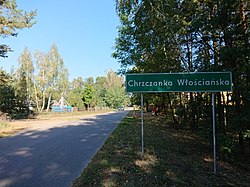 Entrance to the Village of Chrzczanka Włościańska