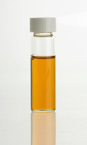 English: Glass vial containing Cistus Essential Oil
