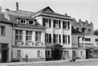 Fotografie des Corpshaus in der Mathystrasse (Frontansicht)