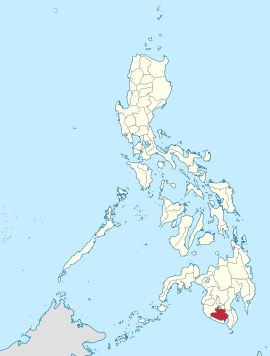 Cotabato do Sul na Soccsksargen Coordenadas : 6°10'N, 125°0'E