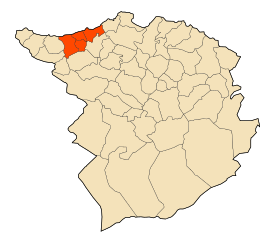 Distretto di Ghazaouet – Mappa