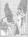 Image 27Daedalus working on Icarus' wings. (from History of aviation)