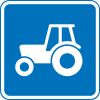 E22.3: Recommended route for tractors and motorized equipment