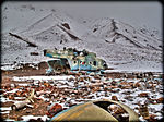 En Sovietisk helikopter i Panjshir 2011.