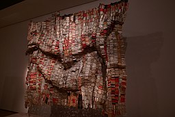 Man's Cloth by El Anatsui (1998-2001), on display at the British Museum. El Anatsui - Man's Cloth.jpg