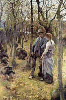 The Edge of the Wood, 1894, óleo sobre lienzo.