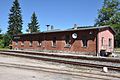 Kleinbahnhof Carlsfeld mit Lokschuppen (Einzeldenkmal zu ID-Nr. 08955385)