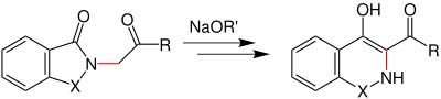 Reaktionsschema Gabriel-Colman-Umlagerung