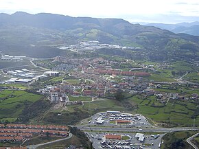 Vista de Gallarta, uma das povoações do município